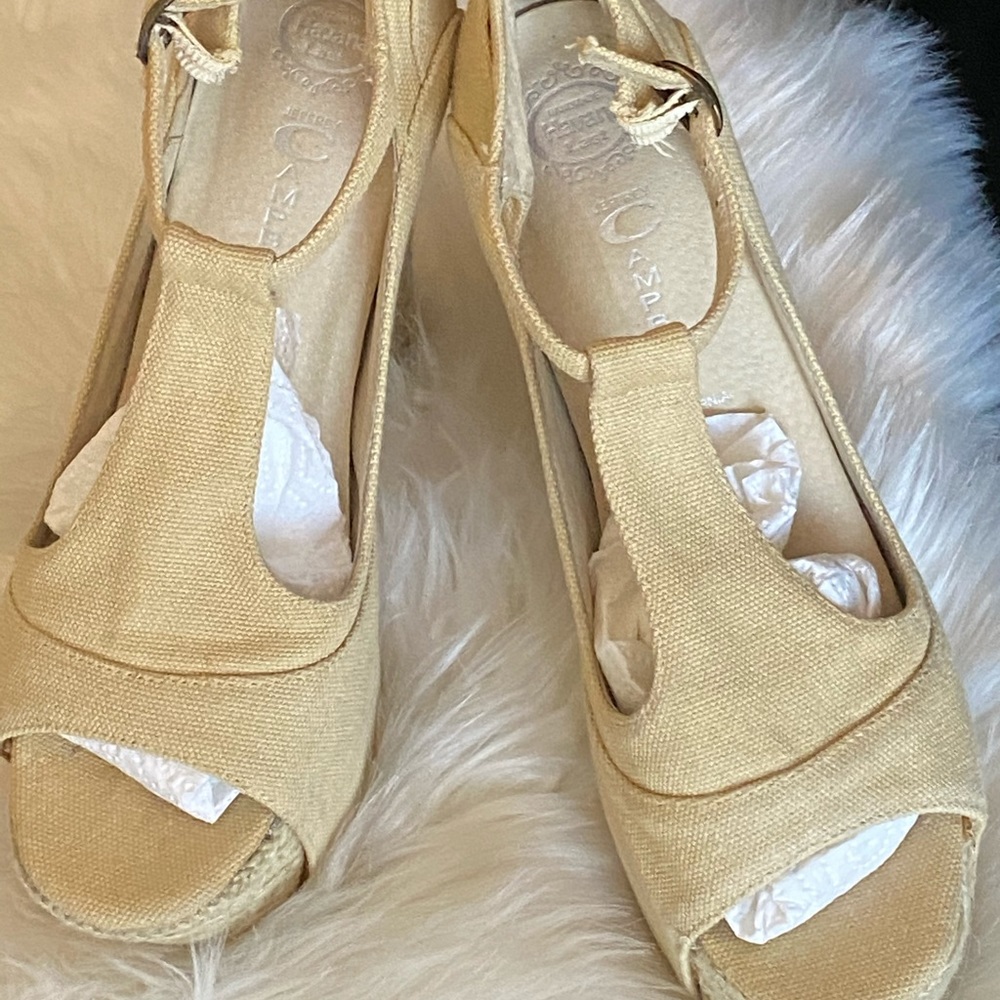 Jeffrey Campbell Natural Foxy Espadrille P…